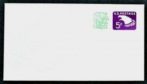 1968 US Sc. #U553a surcharged tagged stamped envelope, mint, excellent shape