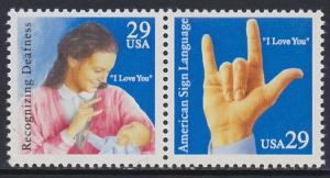 2784a American Sign Language MNH