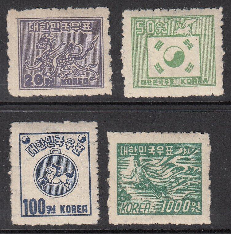Korea 187-187C MH (see notes) CV $189.25
