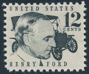 1286A 12c Henry Ford Scott OG NH