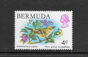 BIRDS - BERMUDA #364 WHITE-EYED VIREO   MNH