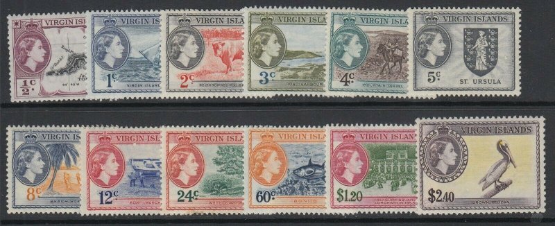 Virgin Islands, Scott 115-126 (SG 149-160), MLH/NH