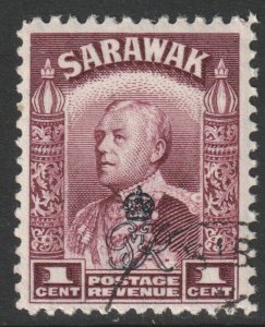 Sarawak Scott 159 - SG150, 1947 GviR Crown Colony 1c used