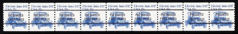 USA — SCOTT 1906a — ELECTRIC AUTO PC — TYPE BA — GAP 4R — PNC #3 — PS5+4 