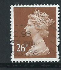 GB Machin 26p QE II  SG Y1691 Fine Used