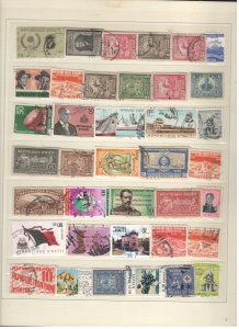 HAITI COLLECTION ON STOCK SHEET MINT/USED