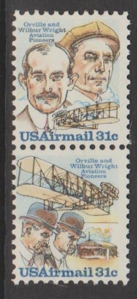 U.S. Scott #C91-C92 Airmail Stamp - Mint NH Pair