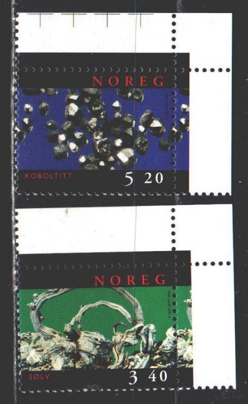 Norway. 1998. 1285-86. Minerals, geology. MNH.