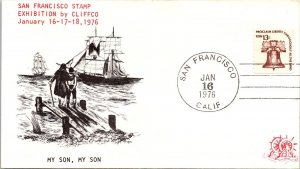 1976  San Francisco Stamp Exhibition - San Francisco Ca - J3467