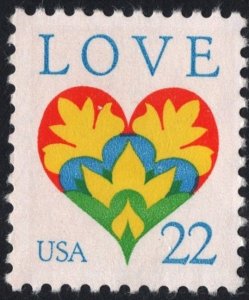 SC#2248 22¢ Love Single (1987) MNH