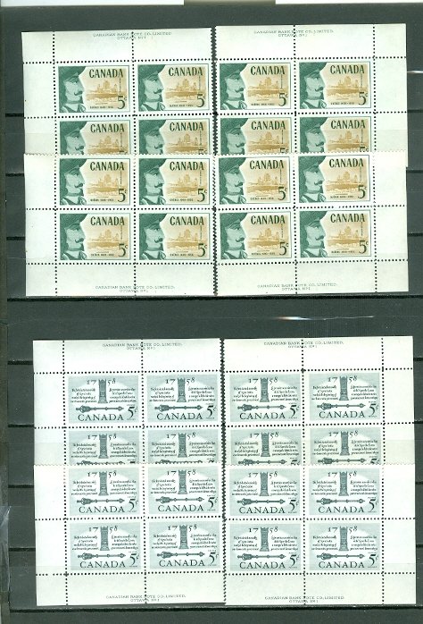 CANADA LOT of (6) OLD MATCHED SETS..MNH..$84.00