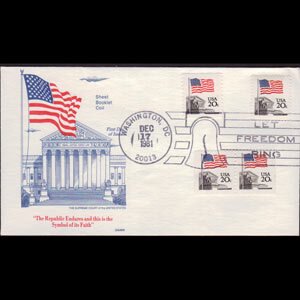 U.S.A. 1981 - FDC - 1894-6 Flags