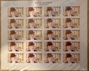 US # 5831 Saul Bellow 3oz rate 2024 full pane of 29 Mint NH