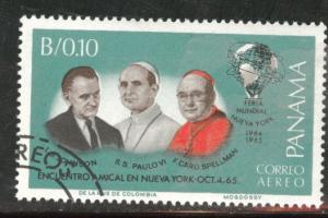 Panama  Scott 464C Used CTO 1966 Pope stamp