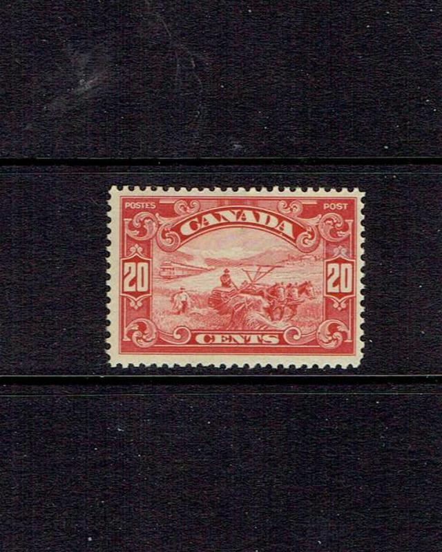 CANADA 1928 TWENTY CENT KING GEORGE V SCROLL ISSUE - SCOTT 157 -  MNH