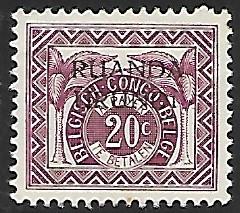 Ruanda-Urundi # J14 - Numeral Ovpt. - MNH.....{KZw4}