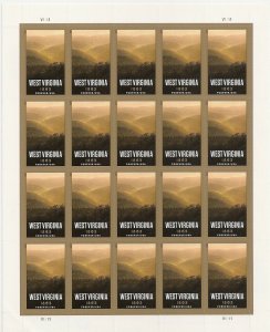 US 4790 Statehood West Virginia forever sheet (20 stamps) MNH 2013