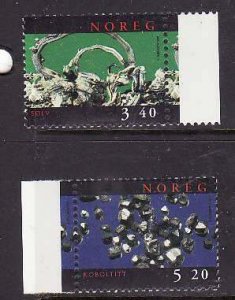 Norway-Sc#1196-7- id9-unused NH set-Minerals-1998-