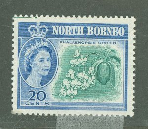 North Borneo #286  Single