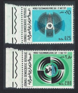 Somalia World Telecommunications Day 2v Margins 1971 MNH SG#525-526