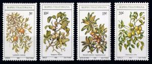 [66256] Bophuthatswana 1980 Flora Fruits Obst  MNH