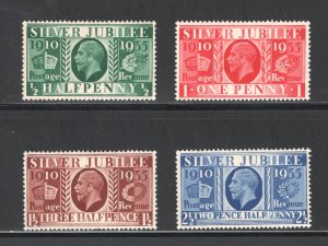Great Britain 226-229  Unused, VF, SilverJubilee,George V, CV $5.15 ...  2481187