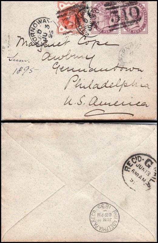 Goldpath: England cover 1899, to U.S.A. _CV15_P9