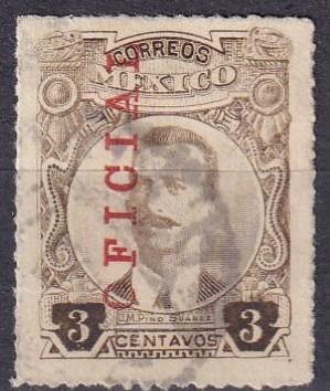 Mexico #O115  F-VF Used  CV $35.00 (A19373)