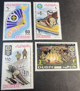 DUBAI # 147-150-MINT NEVER/HINGED--COMPLETE SET--1971(LOTB9)