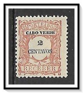 Cape Verde #J23 Postage Due MH