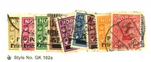 NORWAY #69 136-44 USED FVF Cat $37