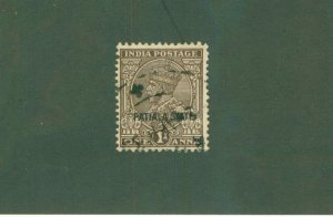 PATIALA INDIAN STATE 76 USED BIN $0.50