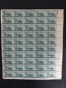 USA 1949 Scott981 Complete Stamp Sheet UM.