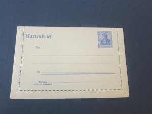 Germany Postal Stationery Folded Postcard Mint