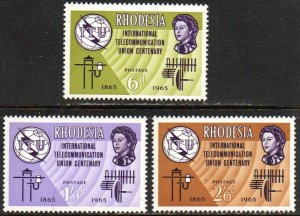 Rhodesia Sc #200-202 Mint Hinged