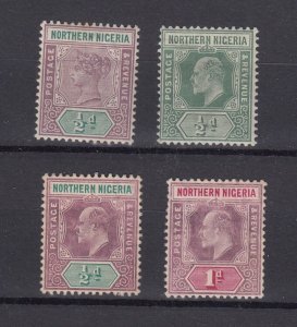 Northern Rhodesia QV/KEVII Mint Collection Of 4 MH BP7022