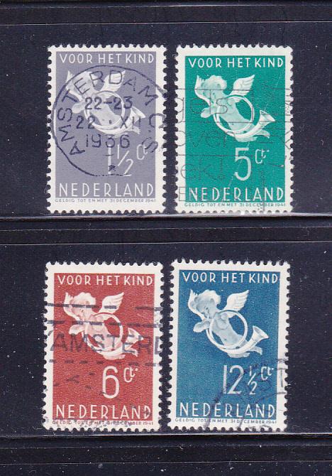 Netherlands B90-B93 Set U Cherub (A)