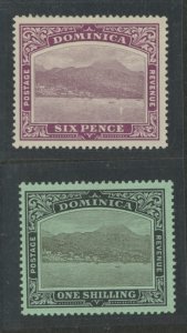 Dominica #42/44 Unused Single