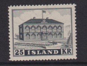 Iceland   #273    MNH  1952  Parliament buidling