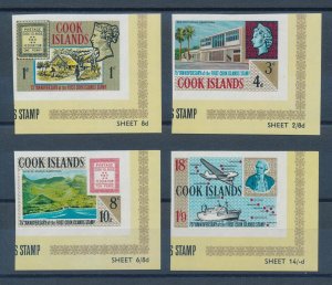 [114282] Cook Islands 1967 75th Anniversary First stamp Imperf. Set MNH