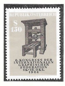 Austria #740 MH Single