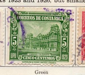 Costa Rica 1930 Issue Fine Used 5c. 140887