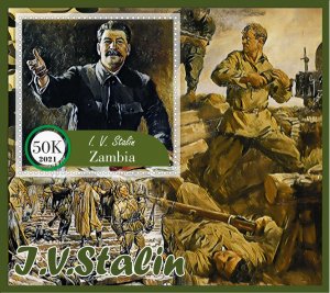 Stamps. Joseph Stalin  6 sheets perf Zambia MNH **