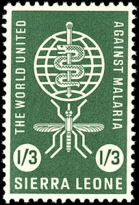 SIERRA LEONE Scott 225-226 VF-NH - Anti-Malaria Issue