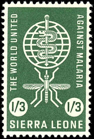 SIERRA LEONE Scott 225-226 VF-NH - Anti-Malaria Issue