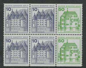 Germany Berlin Scott # 9N391 (4), 9N440 (2), mint nh, se-tenant