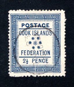 Cook Islands, Scott 7,  F/VF, Used,  CV $45.00   ..... 1500004