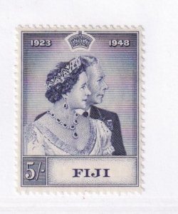 FIJI # 140 VF-MLH KGV1 1948 SILVER WEDDING VERY NICE AND CLEAN