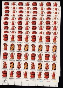 Discount Postage 360 15¢ Stamps $54 For $33, 9 Folk Art Sheets