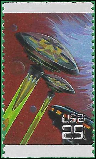 #2742 29c Space Fantasy Booklet Single 1993 Mint NH